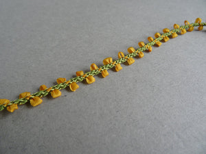 Delicate Woven Trim - Yellow (AVAILABLE TO ORDER)