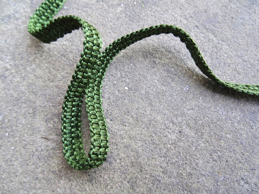 Forest green Upholstery braid (AVAILABLE TO ORDER)
