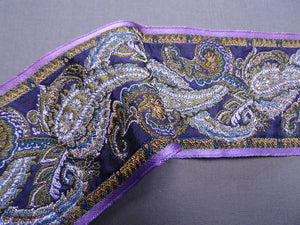 Blue Vintage Paisley Brocade (AVAILABLE TO ORDER)